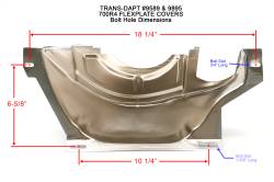 Trans-Dapt Performance - Trans-Dapt 9589 Flexplate Torque Converter Cover Chrome 700R4 Passenger Cars - Image 2