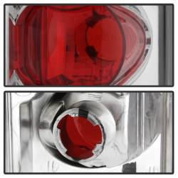 Spyder Auto - Spyder Auto 5003317 Euro Style Taillights Chrome/Clear for 87-96 Bronco/F150 - Image 3