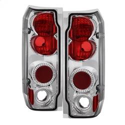 Spyder Auto - Spyder Auto 5003317 Euro Style Taillights Chrome/Clear for 87-96 Bronco/F150 - Image 1