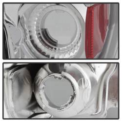 Spyder Auto - Spyder Auto 5003317 Euro Style Taillights Chrome/Clear for 87-96 Bronco/F150 - Image 4