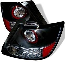 Spyder Auto - Spyder Auto 5007704 Black/Clear LED Taillights for 05-10 Scion TC - Image 1
