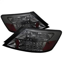 Spyder Auto - Spyder Auto 5004536 LED Taillights Chrome/Smoked for 06-08 Honda Civic - Image 1