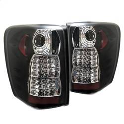 Spyder Auto - Spyder Auto 5005656 Black/Clear LED Taillights for 99-04 Grand Cherokee WJ - Image 1