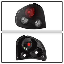 Spyder Auto - Spyder Auto 5005359 Black/Clear Euro Style Taillights for 01-06 Santa Fe - Image 2