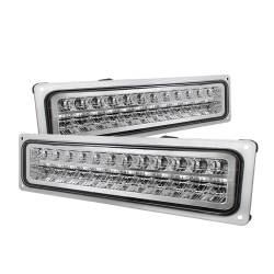 xTune Auto - xTune Auto 5017352 Chrome/Clear LED Front Parking Lights - Image 1