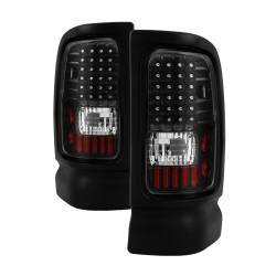 Spyder Auto - xTune Auto 5012777 Black/Clear LED Taillights for 94-02 RAM 1500/2500/3500 - Image 1