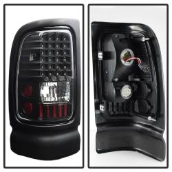 Spyder Auto - xTune Auto 5012777 Black/Clear LED Taillights for 94-02 RAM 1500/2500/3500 - Image 2