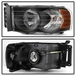 Spyder Auto - xTune Auto 5014313 Crystal Headlights Black/Clear for RAM 1500/2500/3500 - Image 2