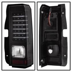Spyder Auto - xTune Auto 5017697 Black/Clear LED Taillights for 06-09 Hummer H3 - Image 2