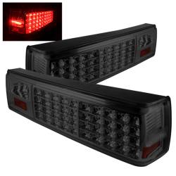 xTune Auto - xTune Auto 5013002 LED Taillights Chrome/Smoked for 87-93 Ford Mustang - Image 1