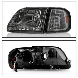 Spyder Auto - xTune Auto 5014801 Front Headlight Kit Chrome/Smoked for 97-03 Expedition/F150 - Image 2