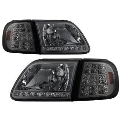 Spyder Auto - xTune Auto 5014801 Front Headlight Kit Chrome/Smoked for 97-03 Expedition/F150 - Image 1