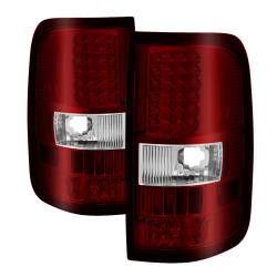 Spyder Auto - xTune Auto 5034069 LED Red/Clear Taillights for 04-08 Ford F150 - Image 1