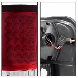 Spyder Auto - xTune Auto 5034069 LED Red/Clear Taillights for 04-08 Ford F150 - Image 3