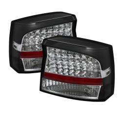 xTune Auto - xTune Auto 5070807 Black LED Taillights for 06-08 Dodge Charger - Image 1