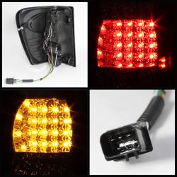 xTune Auto - xTune Auto 5073433 Black/Clear LED Taillights - Image 2