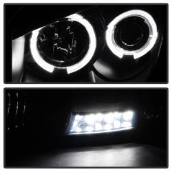 Spyder Auto - Spyder Auto 5078391 LED Halo Projector Headlights Black/Smoked - Image 3