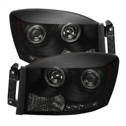 Spyder Auto - Spyder Auto 5078391 LED Halo Projector Headlights Black/Smoked - Image 1