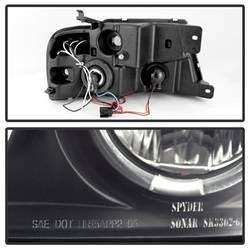 Spyder Auto - Spyder Auto 5078421 Black/Smoked LED Halo Projector Headlights for Ford F150 - Image 2