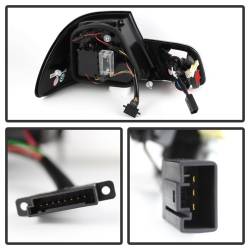 Spyder Auto - Spyder Auto 5076564 Black/Clear LED Taillights for 04-06 BMW 325Ci/330Ci - Image 3
