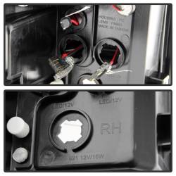 Spyder Auto - Spyder Auto 5080660 Black/Clear LED Taillights for 14-16 Sierra 1500/HD - Image 5