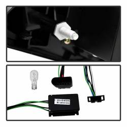 Spyder Auto - Spyder Auto 5082275 Black/Clear LED Taillights for 08-12 Audi A5 Quattro - Image 8