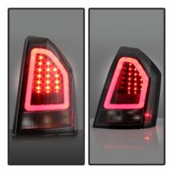Spyder Auto - Spyder Auto 5083357 Black/Clear LED Taillights for 05-07 Chrysler 300C - Image 7