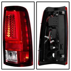 Spyder Auto - Spyder Auto 5081926 LED Red/Clear Taillights for 03-06 Silverado 1500/HD - Image 3