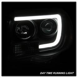 Spyder Auto - Spyder Auto 5084514 Black Light Bar Projector Headlights for 05-11 Toyota Tacoma - Image 2