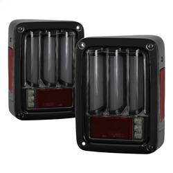 Spyder Auto - Spyder Auto 5084781 Black LED Light Bar Taillights for 07-18 Jeep Wrangler JK - Image 1
