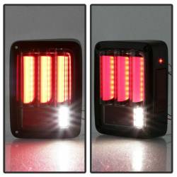 Spyder Auto - Spyder Auto 5084781 Black LED Light Bar Taillights for 07-18 Jeep Wrangler JK - Image 7