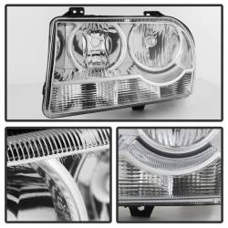 xTune Auto - xTune Auto 9026430 Chrome/Clear Crystal Headlights - Image 2