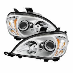 xTune Auto - xTune Auto 9028205 Chrome/Clear Projector Style Headlights - Image 1
