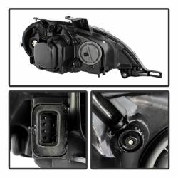 xTune Auto - xTune Auto 9028205 Chrome/Clear Projector Style Headlights - Image 3