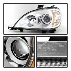 xTune Auto - xTune Auto 9028205 Chrome/Clear Projector Style Headlights - Image 2