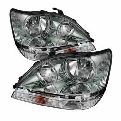 xTune Auto - xTune Auto 9028250 Chrome/Clear Crystal Headlights - Image 1