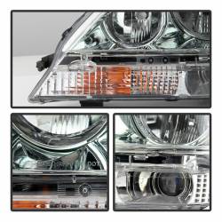 xTune Auto - xTune Auto 9028250 Chrome/Clear Crystal Headlights - Image 3