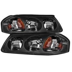 xTune Auto - xTune Auto 9027253 Black/Clear Headlights 00-04 Chevy Impala - Image 1