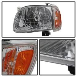 Spyder Auto - xTune Auto 9027468 Crystal Front Headlight Kit Chrome/Clear - Image 2