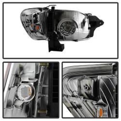 Spyder Auto - xTune Auto 9027468 Crystal Front Headlight Kit Chrome/Clear - Image 3