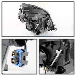 xTune Auto - xTune Auto 9027239 Projector Style Headlights Black/Clear - Image 3