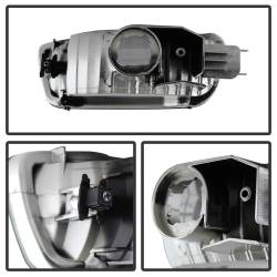Spyder Auto - xTune Auto 9027468 Crystal Front Headlight Kit Chrome/Clear - Image 5