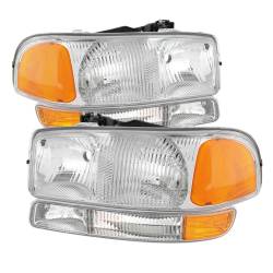 xTune Auto - xTune Auto 9027345 OEM Front Headlight Kit Chrome/Clear - Image 1