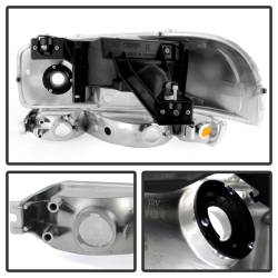 xTune Auto - xTune Auto 9027345 OEM Front Headlight Kit Chrome/Clear - Image 4