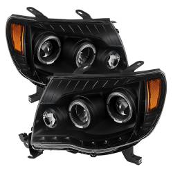 Spyder Auto - xTune Auto 9027857 Black/Clear Projector Headlights for 05-11 Toyota Tacoma - Image 1
