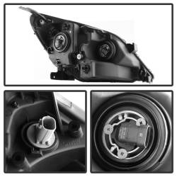 xTune Auto - xTune Auto 9023842 Crystal Headlights Black/Clear - Image 4