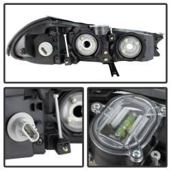 Spyder Auto - xTune Auto 9025396 Chrome/Clear Crystal Headlights 98-00 Ford Contour - Image 2