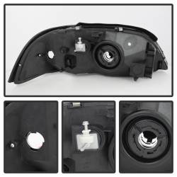 Spyder Auto - xTune Auto 9025457 Chrome/Clear Crystal Headlights 99-03 Ford Windstar - Image 2