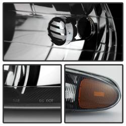 xTune Auto - xTune Auto 9025235 Black/Clear Crystal Headlights - Image 2