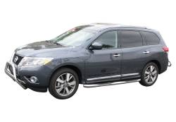 Steelcraft - Steelcraft 240967 3" Stainless Round Step Bars for 13-20 Nissan Pathfinder - Image 1